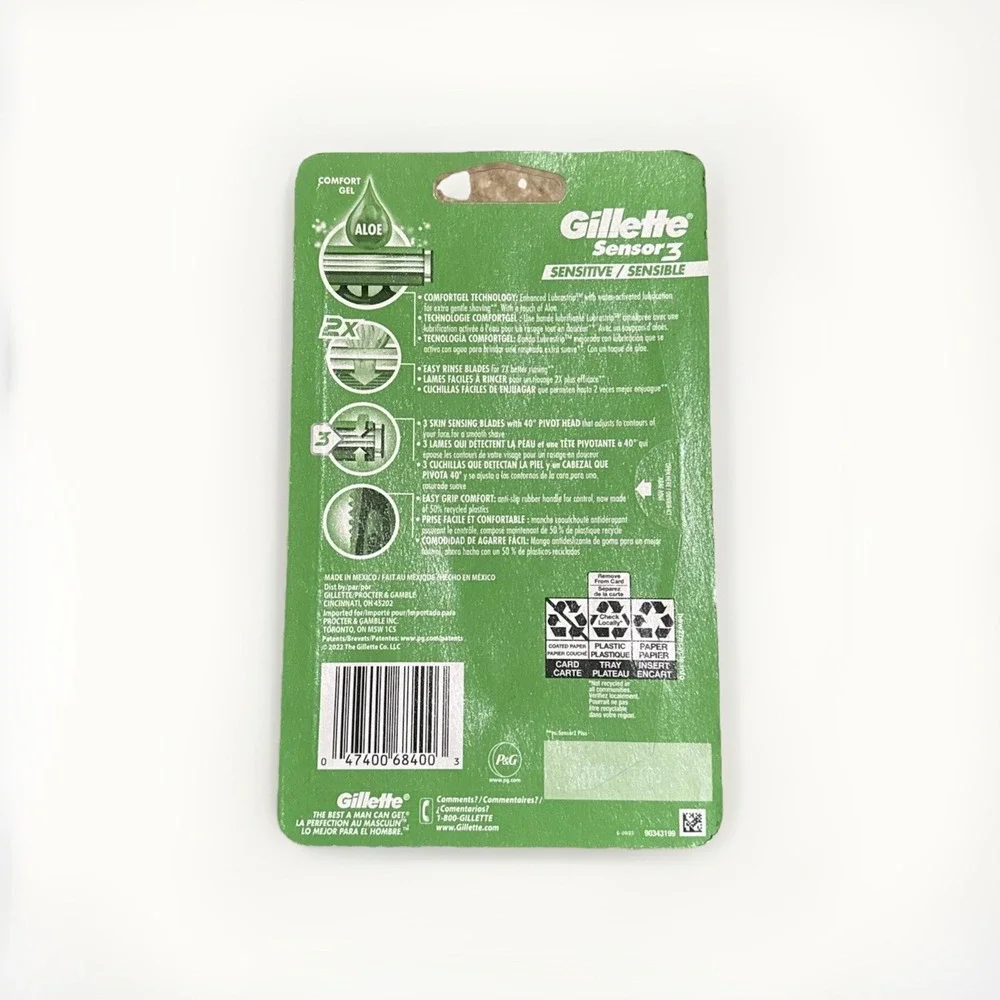 gillette sensor3 sensitive